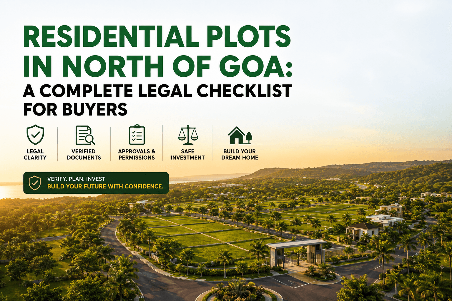 Residential Plots in North Of Goa: A Complete Legal Checklist for Buyers