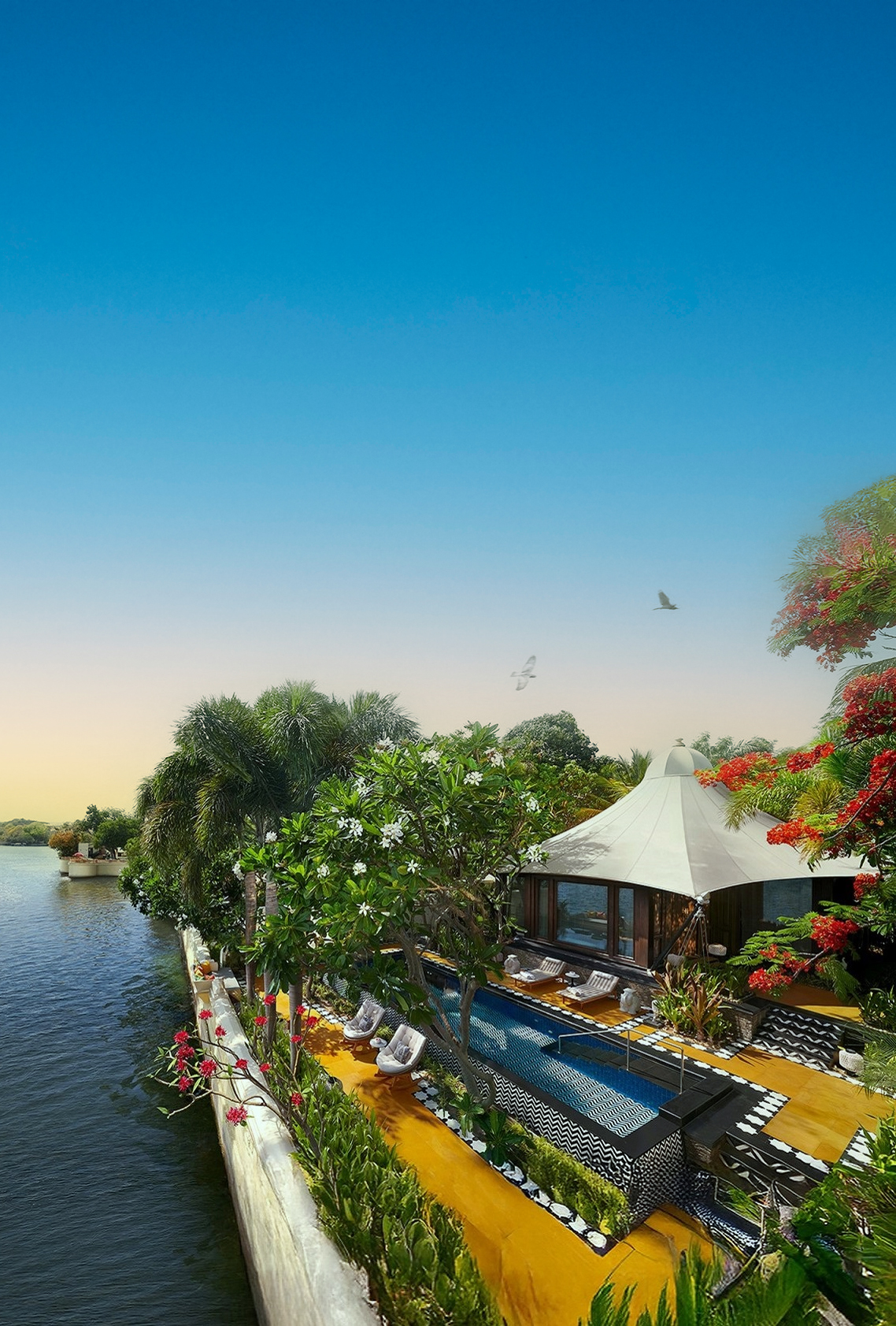 Floating restaurant Goa